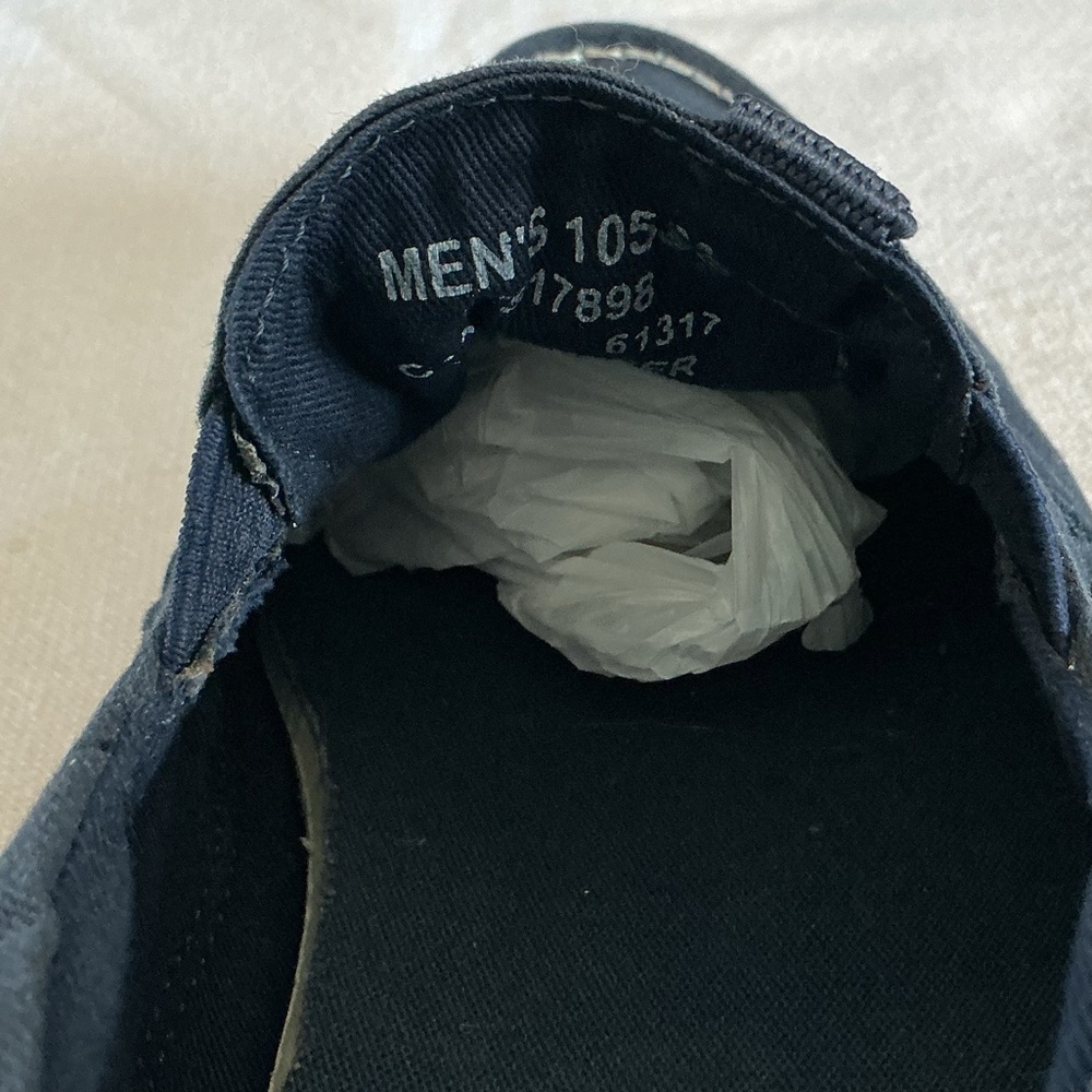 Sperry Men's Navy Canvas Boat Shoes NWOT - Picture 7 of 7